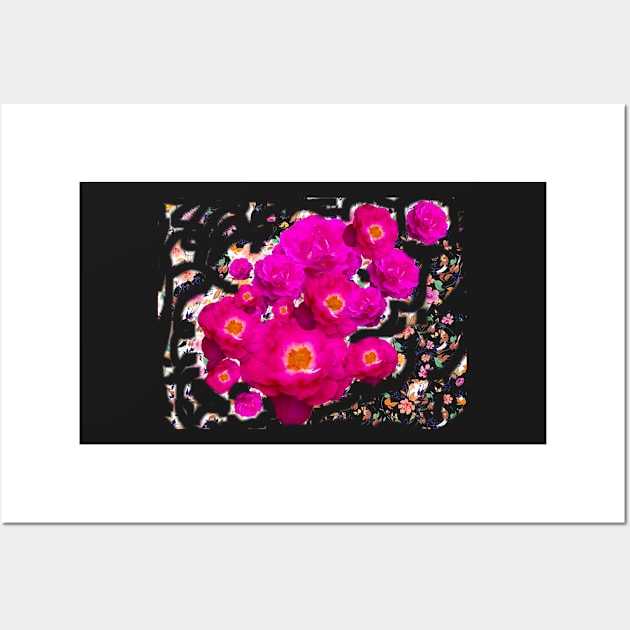 Pretty beach roses Wall Art by Dillyzip1202